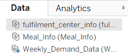 Blending Data in tableau